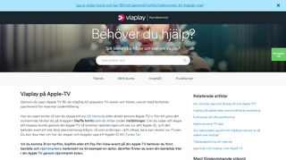 
                            4. Viaplay på Apple-TV | Viaplay Kundservice