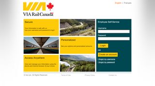 
                            7. ViaRail - Login