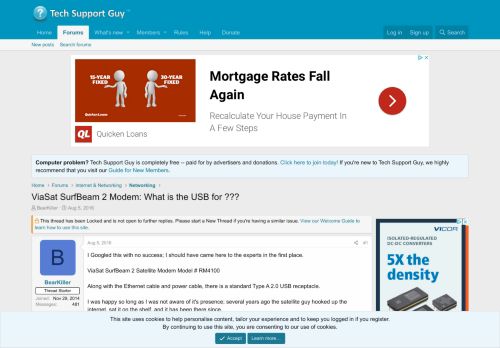 
                            6. ViaSat SurfBeam 2 Modem: What is the USB for ??? | Tech Support Guy