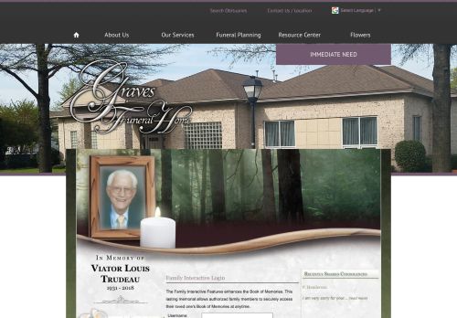 
                            12. Viator Trudeau Login - NORFOLK, Virginia | Graves Funeral Home