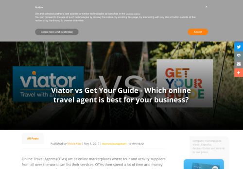 
                            8. Viator vs Get Your Guide - Which online travel agent is best for your ...