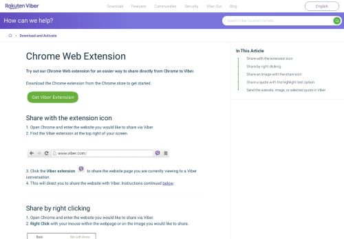 
                            5. Viber | Chrome Web Extension