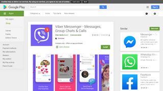
                            6. Viber Messenger - Ứng dụng trên Google Play