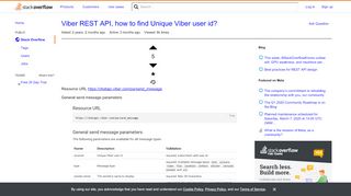 
                            10. Viber REST API, how to find Unique Viber user id? - Stack Overflow