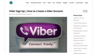 
                            7. Viber Sign Up - Viber For PC