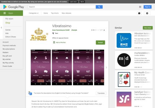 
                            2. Vibratissimo - Apps on Google Play