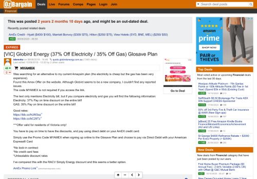 
                            8. [VIC] Globird Energy (37% Off Electricity / 35% Off Gas) Glosave Plan ...