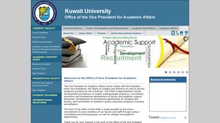 
                            10. Vice President Academic Affairs - kuwait university