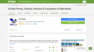 
                            11. VICIdial Pricing, Features, Reviews & Comparison of Alternatives ...