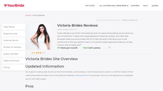 
                            11. Victoria Brides Review [Feb 2019 Update] | YourBride.com