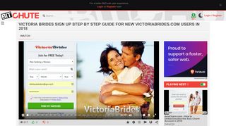 
                            5. Victoria Brides Sign Up Step By Step Guide for New ... - BitChute