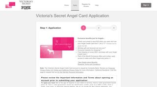 
                            6. Victoria's Secret Angel Card Application - Comenity