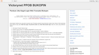 
                            4. Victorynet PPOB BUKOPIN: Panduan Jika Gagal Login Web Transaksi ...