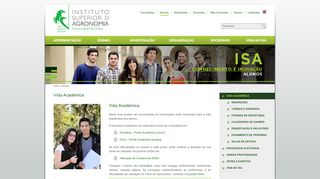 
                            3. Vida Académica | Instituto Superior de Agronomia