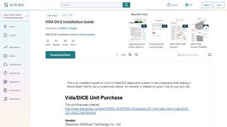 
                            6. VIDA DICE Installation Guide | Microsoft Windows | Installation - Scribd