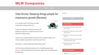 
                            10. Vida Divina, scam or legit opportunity? (review) - MLM Companies