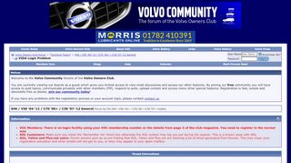 
                            1. VIDA Login Problem - Volvo Owners Club Forum