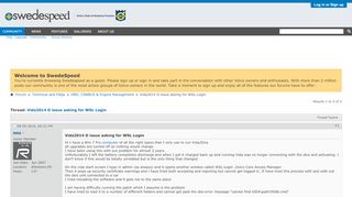 
                            3. Vida2014 D issue asking for WSL Login - Swedespeed