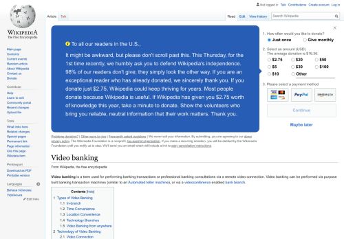 
                            13. Video banking - Wikipedia