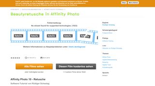 
                            12. Video: Beautyretusche in Affinity Photo - FotoTV