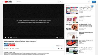 
                            2. Video cara login aplikasi Topindo Solusi Komunika - YouTube