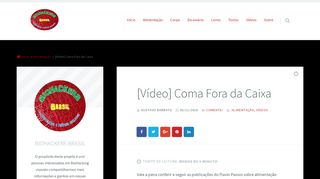 
                            6. [Vídeo] Coma Fora da Caixa – BioHackers Brasil