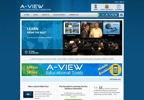 
                            2. Video Conferencing Tool, A-VIEW - The Versatile E-Learning Tool for ...