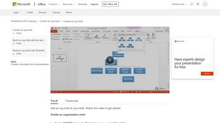 
                            7. Video: Create an org chart - PowerPoint - Office Support - Office 365