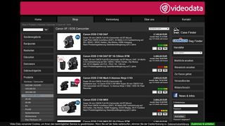 
                            12. Video Data - Canon XF / EOS Camcorder