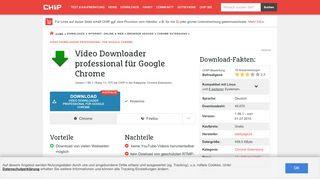
                            5. Video Downloader professional für Google Chrome - Download ...