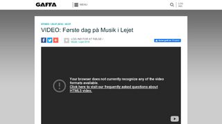 
                            8. VIDEO: Første dag på Musik i Lejet | GAFFA.dk