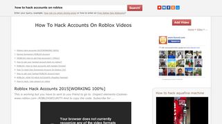 
                            9. Video How to hack accounts on roblox on fsaved.com