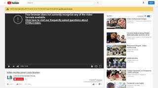 
                            8. Video Institucional Liceo Boston - YouTube