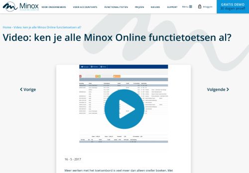 
                            12. Video: ken je alle Minox Online functietoetsen al? | Minox