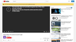 
                            4. Video Maker FX License account Login - YouTube