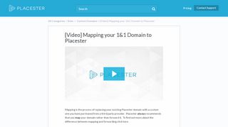 
                            12. [Video] Mapping your 1&1 Domain to Placester – Placester
