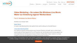 
                            10. Video Marketing – So nutzen Sie Windows Live Movie Maker zur ...