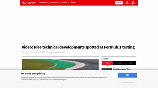 
                            10. Video: Nine technical developments spotted at Formula 1 testing - F1 ...