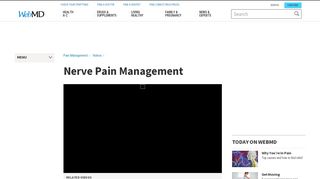 
                            3. Video on What Causes Nerve Pain and How to Stop It - WebMD