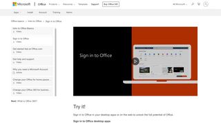 
                            1. Video: Sign in to Office - Office 365