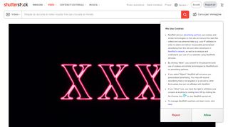 
                            6. Video stock a tema Xxx Sign in Neon Style (100% royalty free ...
