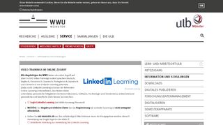 
                            8. Video-Trainings - ULB Münster - Universität Münster