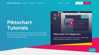 
                            4. Video Tutorials | How to Use Piktochart