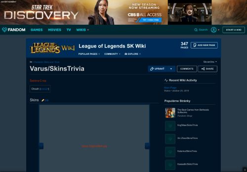 
                            7. Video - Varus League Of Legends Login Screen With Music | League ...