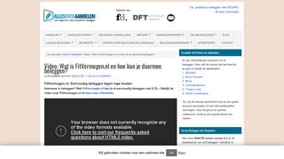 
                            8. Video: Wat is FitVermogen.nl en hoe kan je daarmee beleggen ...