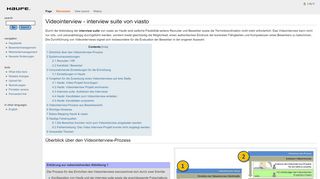 
                            7. Videointerview - interview suite von viasto - Onlinehelp