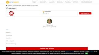 
                            10. Videoload Test - Netzsieger
