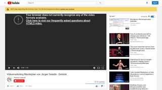 
                            8. Videomarketing Masterplan von Jürgen Saladin - Einblick - YouTube
