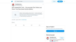 
                            11. VideoMarketing on Twitter: 
