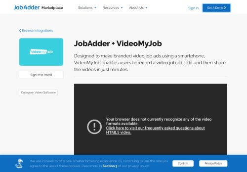 
                            3. VideoMyJob | JobAdder